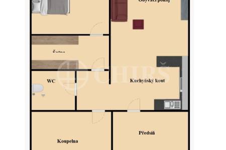 Prodej bytu 2+kk, DV, 61m2, ul. Burešova 1638/10, Praha 8 - Kobylisy