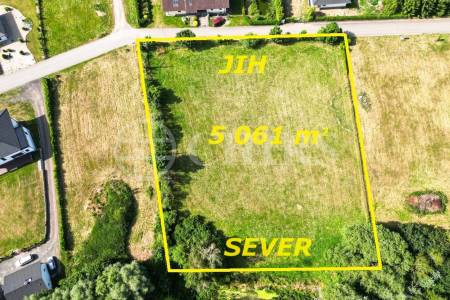 Prodej stavebního pozemku, 5061 m², obec Václavice – Vatěkov, okres Benešov