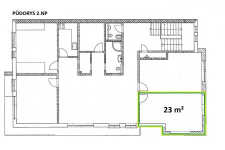 Pronájem kanceláře, OV, 20m2, ul. Armády 2793/26, Praha 5 - Stodůlky