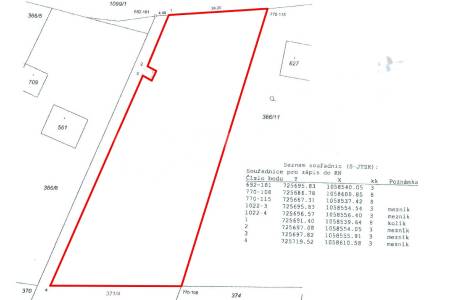 Prodej stavebního pozemku 2002m2, Tehov u Říčan