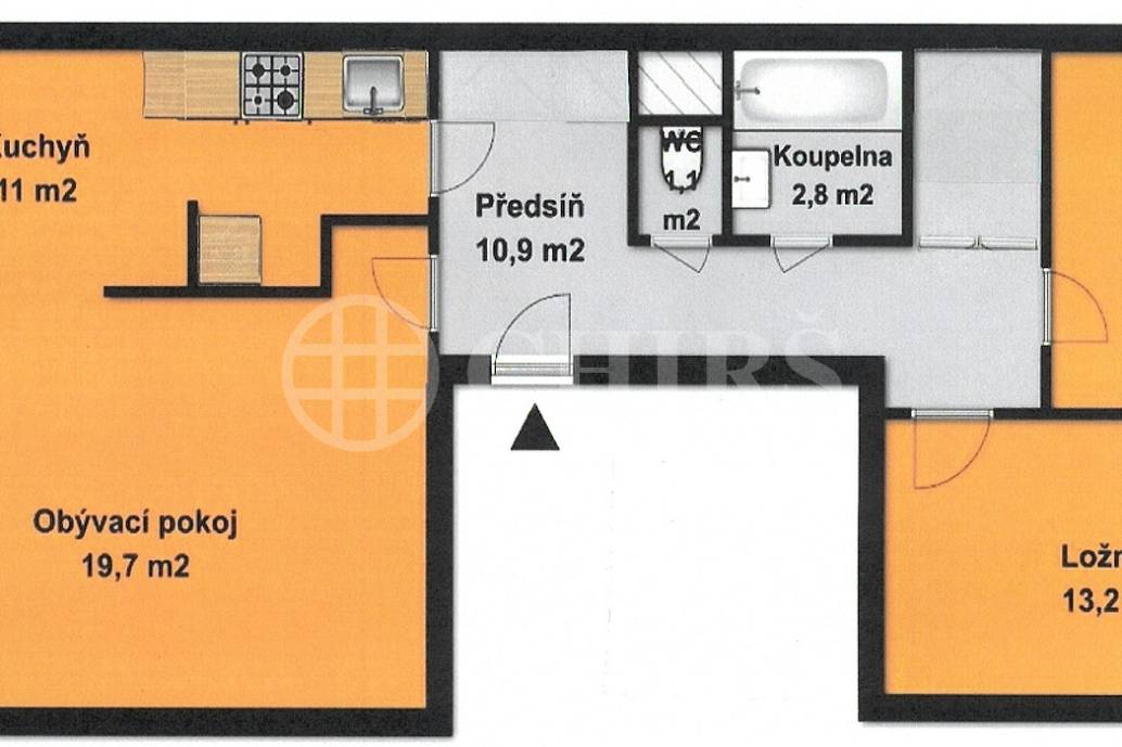 Pronájem bytu 3+kk s lodžií, OV, 73m2, ul. Amforová 1906/2, Praha 5 - Stodůlky
