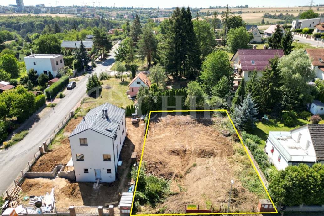 Prodej stavebního pozemku, 595 m2, Praha 5 - Jinonice