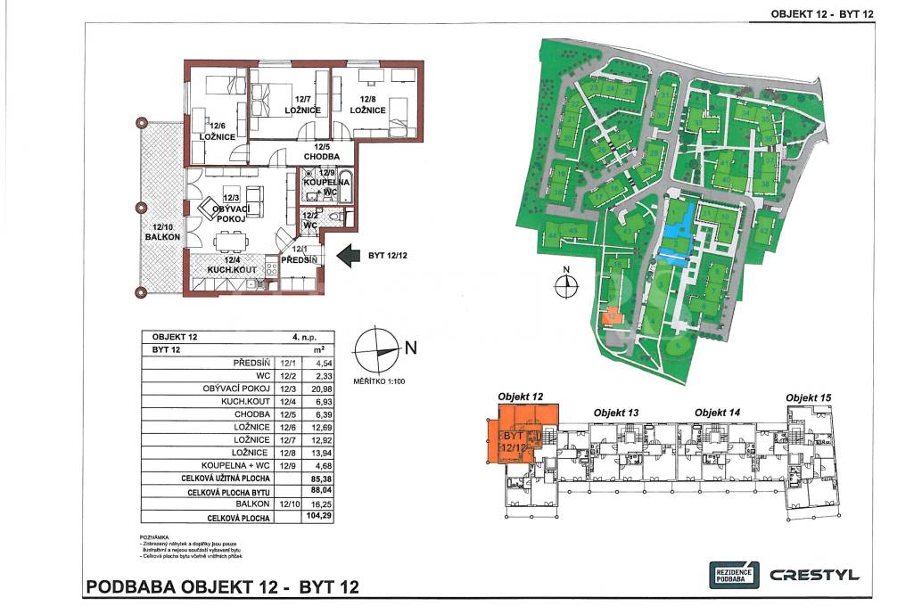 Prodej bytu 4+kk, OV, 100 m2, balkon, 2x garážové stání,2x sklep, ul. Lindleyova 2724/13, Praha 6 - Dejvice