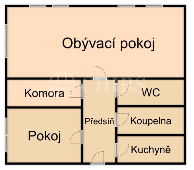 Pronájem bytu 2+1, OV, 71m2, ul. Na Můstku 383/1, Praha 1 - Staré Město