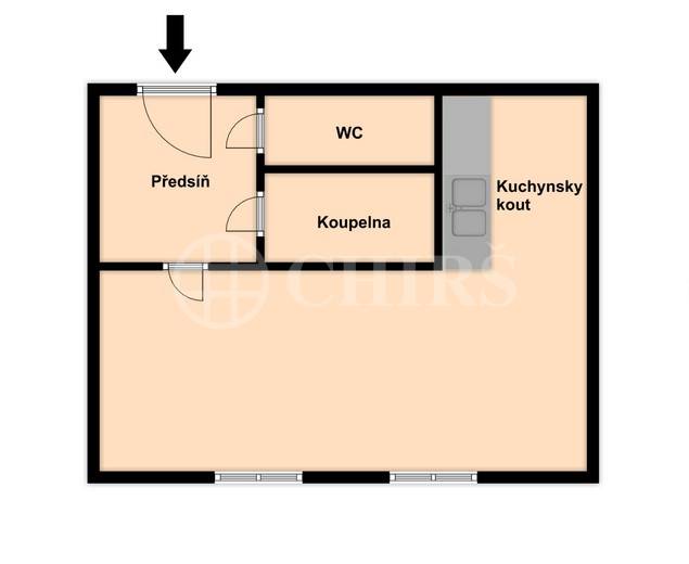 Prodej bytu 1+kk, 34 m2, ul. Nechvílova 1830/18, Praha 4 Chodov
