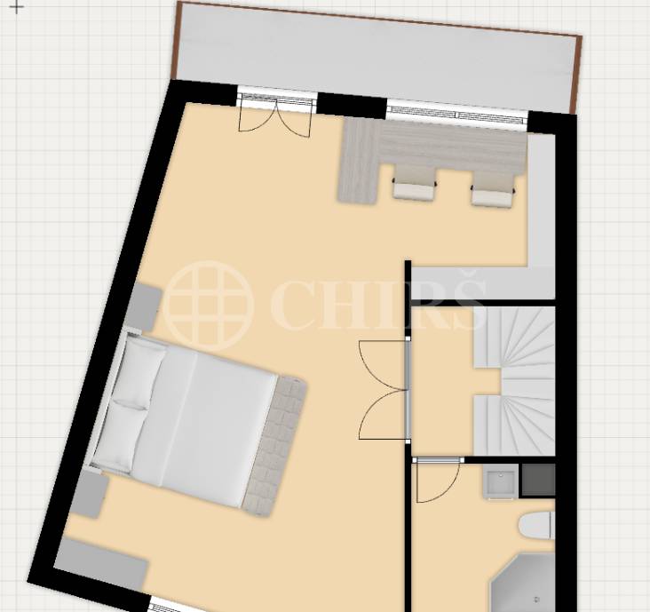 Pronájem rodinného domu 5+kk se zahradou, garáží a balkonem, ul. Mezi Lány 756/7b, Praha 5 - Jinonice