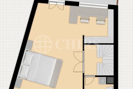 Pronájem rodinného domu 5+kk se zahradou, garáží a balkonem, ul. Mezi Lány 756/7b, Praha 5 - Jinonice