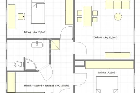 Prodej bytu 3+kk, OV, 79m2, ul. Kolátorova 1624/12, P-6 Břevnov