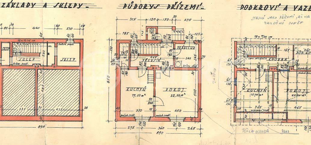 Prodej domu 4+1, OV, 120m2, ul. Stržná 261/49, Praha 6 - Suchdol