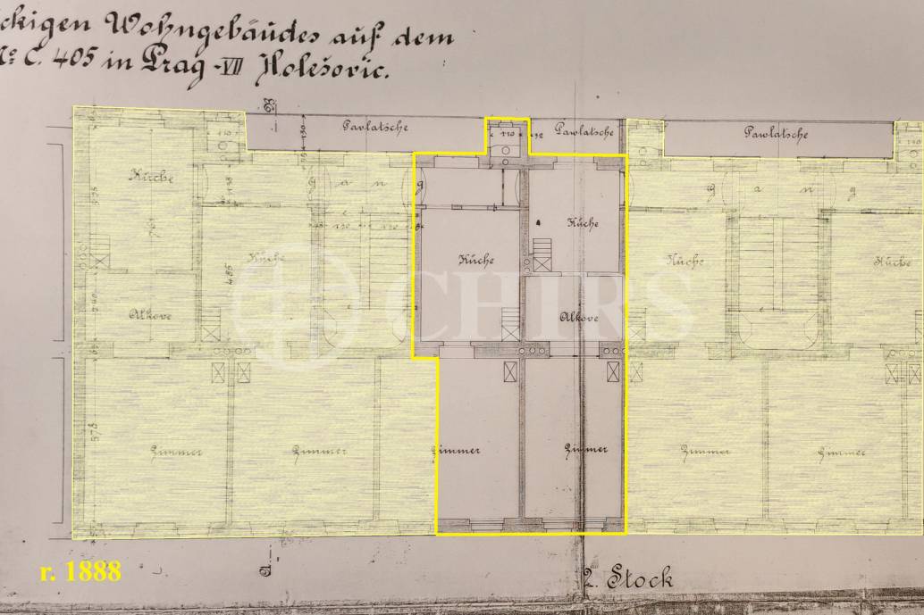 Prodej bytu 3+1, OV, 100m2, ul. Veletržní 405/31, Praha 7 - Holešovice