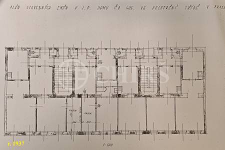 Prodej bytu 3+1, OV, 100m2, ul. Veletržní 405/31, Praha 7 - Holešovice