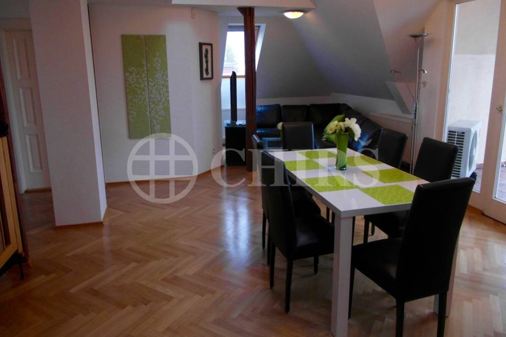 Pronájem luxusního bytu 4+kk, 147 m2, U třetí baterie, Praha 6.  