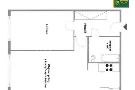 Prodej bytu 2+kk, DV s převodem do OV, 45m2, ul. Hostinského 1539/1, Praha 13