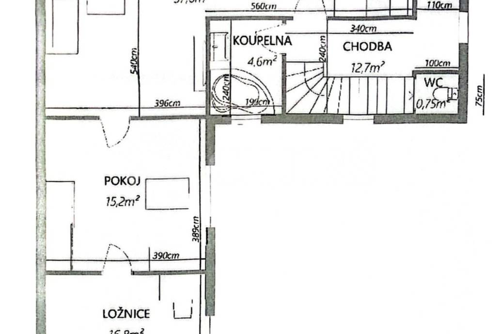 Prodej vícegeneračního rodinného domu s garáží, OV, U Cikánky 370/20, Stodůlky-Praha 5