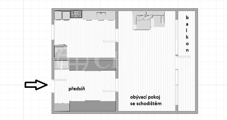 Prodej bytu 3+1/B, OV, 94m2, ul. Spojařů 1255, Praha 5 - Zbraslav 