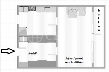 Prodej bytu 3+1/B, OV, 94m2, ul. Spojařů 1255, Praha 5 - Zbraslav 