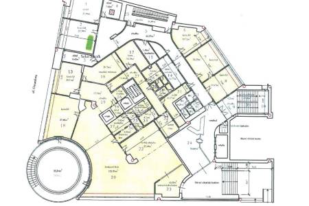 Pronájem komerčního objektu, OV, 353m2, ul. Na Moráni 3/360, Praha 2 - Nové Město