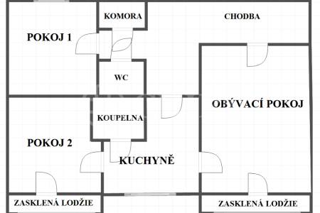 Prodej bytu 3+1/2xL, OV, 78m2, ul. Evropská 676/152, P-6 Vokovice