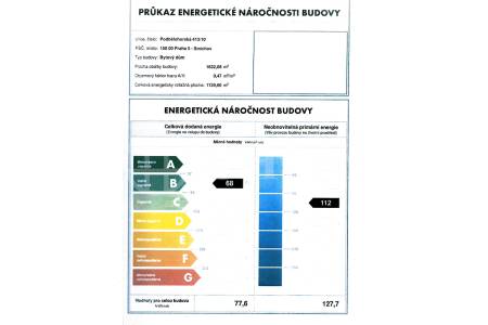 Pronájem bytu 4+kk s terasou, OV, 90m2, ul. Podbělohorská 3349/10, Praha 5 - Smíchov