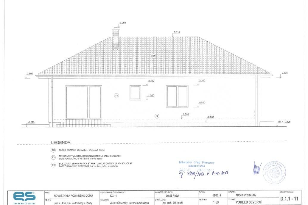 Prodej rodinného domu 4+kk, OV, 100m2, ul. Luční, Vodochody, Praha-východ