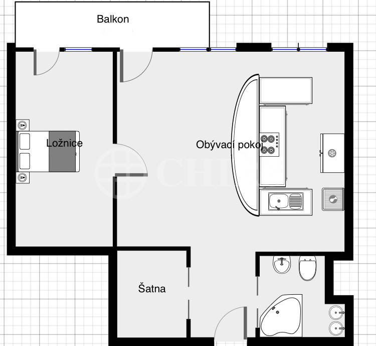 Prodej bytu 2+kk/L, OV, 71,44m2, ul. Volutová 2520/10, P-5 Stodůlky