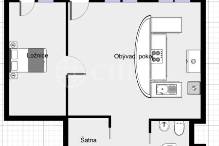 Prodej bytu 2+kk/L, OV, 71,44m2, ul. Volutová 2520/10, P-5 Stodůlky