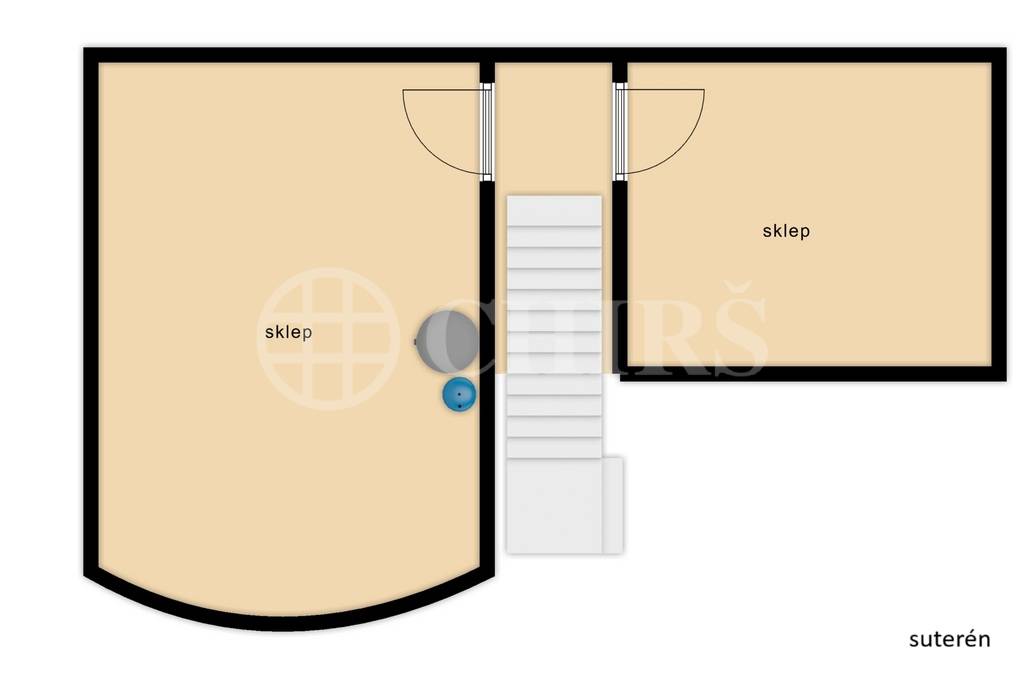 Pronájem RD 5+1 se zahradou, OV, ul. Na Ořechovce 201/20, Praha 6 - Střešovice