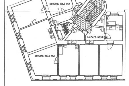 Prodej činžovního domu, OV, 1209m2, ul. Táboritská 1072/5, Praha 3 - Žižkov