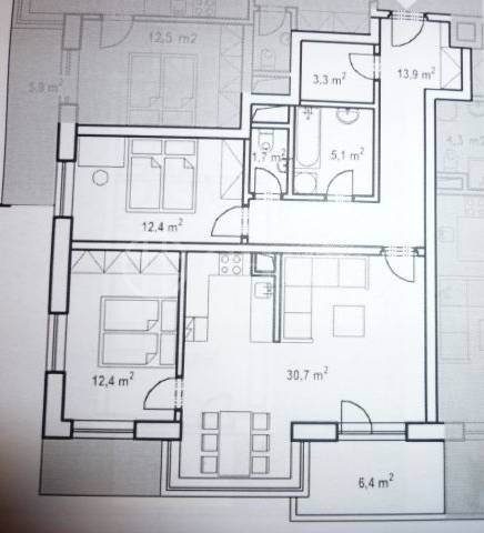 Prodej bytu 3+kk s terasou a garážovým stáním, OV, 79m2, ul Lanžhotská 474/2, Praha 5 - Zličín