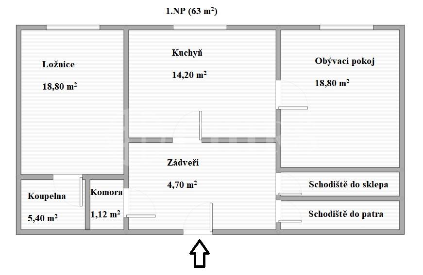 Pronájem rodinného domu 4+1, OV, 125m2, ul. 5. máje 148/46, Praha 5 - Stodůlky