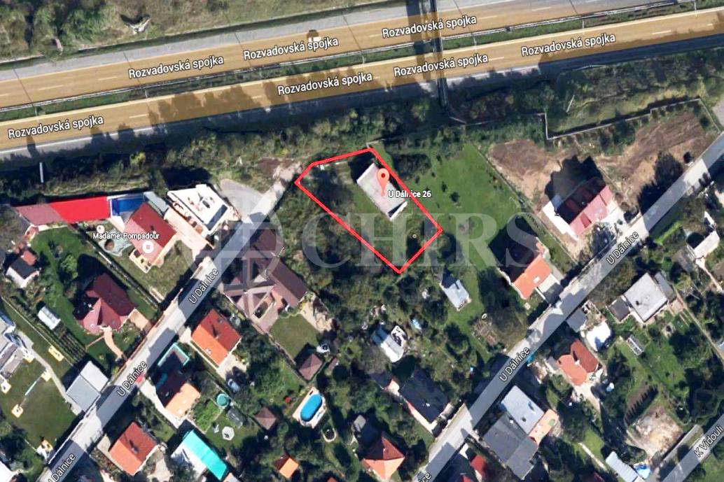 Prodej pozemku, OV, 762m2, ul. U dálnice 26, Praha 13 - Stodůlky