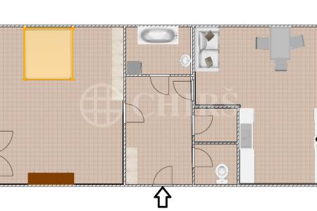 Pronájem bytu 2+kk, OV, 45 m2, ul. Šestidomí 987/4, Praha 6 - Bubeneč