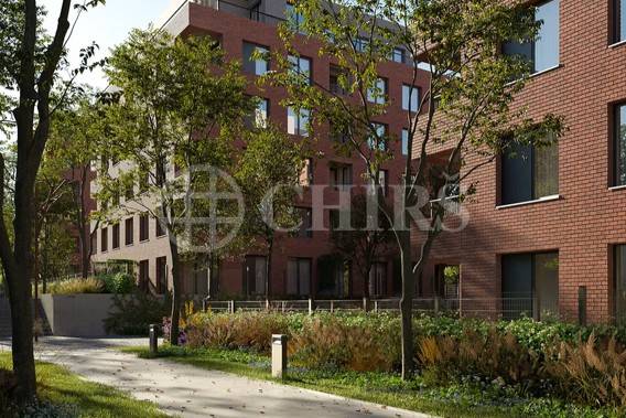 Prodej novostavby bytu 2+kk se zahradou, terasou, lodžií, sklepem a garážovým stáním, DV, 64 m2, Praha 10 - Vršovice