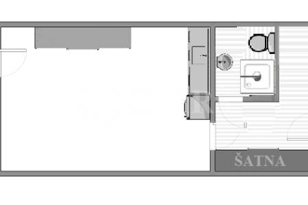 Prodej bytu 1+kk s balkonem a garážovým stáním, OV, 41m2, ul. Petržílkova 2583/15, Praha 5 - Stodůlky