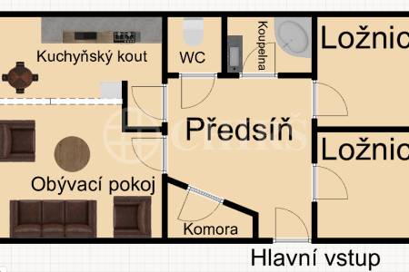 Prodej bytu 3+1 s lodžií, DV, 84m2, ul. U Jezera 2042/12, Praha - 5 Stodůlky