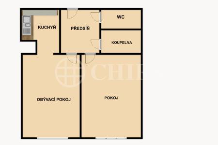 Prodej bytu 2+kk, OV, 40m2, ul. Makovského 1177/1, Praha 6 - Řepy