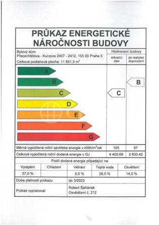 Prodej bytu 2+kk, OV, 45m2, ul. Kurzova 2412/5, Praha 13 - Velká Ohrada