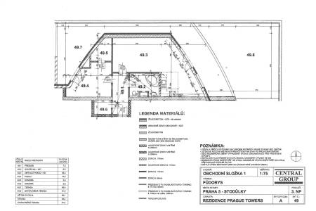 Prodej bytu 2+kk /T, OV, 72m2, ul. Tlumačovská 2766/26, Praha 5 - Stodůlky