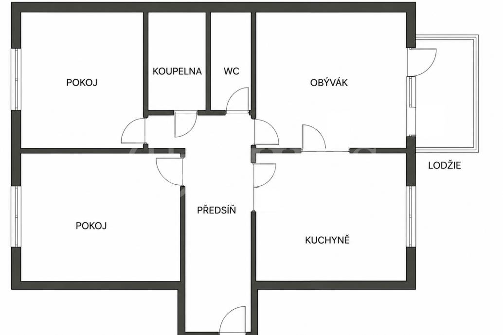 Pronájem bytu 3+1, OV, 65 m2, ul. Krynická 499/17, Praha - 8 - Troja