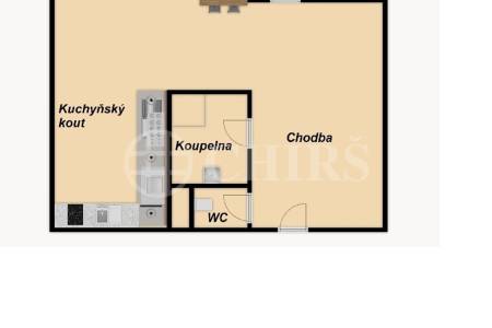 Prodej bytu 2+kk, OV, 43m2, ul. Amforová 1890/34, Praha 5 - Stodůlky