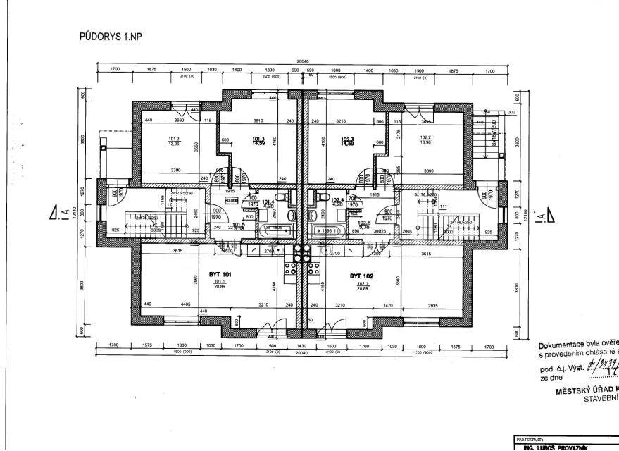 Prodej bytu 3+kk, OV, 67m2, Králův Dvůr - Levín