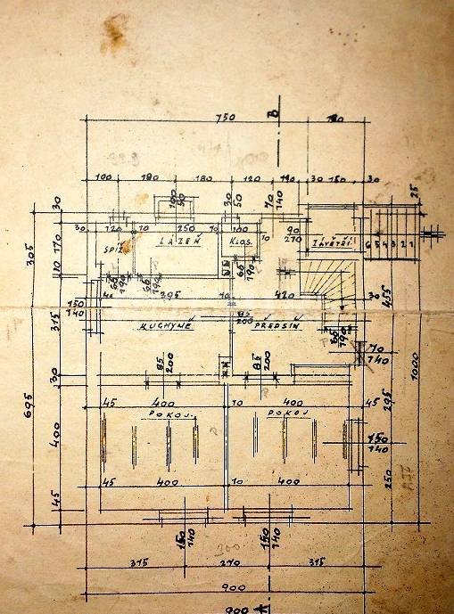 Prodej RD 4+1, OV, 820m2 (95m2 zast. plocha), ul. Výzkumníků 253, Praha 5