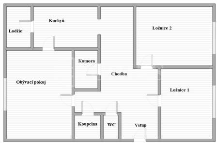 Prodej bytu 3+1 s lodžií, DV, 70m2, ul. V Jezírkách 1540/6, Praha 11 - Chodov