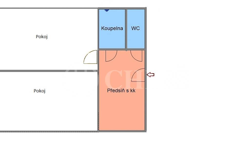 Prodej bytu 2+kk, OV, 40m2, ul.  Makovského 1177/1, Praha 6 - Řepy