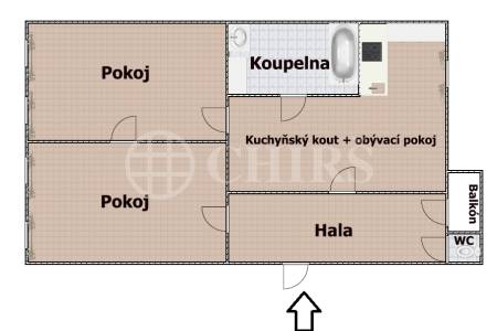 Prodej bytu 3+kk s balkónem, 90 m2, OV, ul. Generála Píky 549/4, Praha 6 - Dejvice