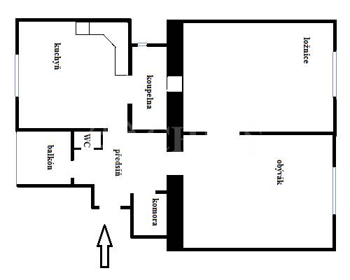 Prodej bytu 2+1/B/S, 75 m2, ul. Novákových 1217/15, Praha 8 - Libeň