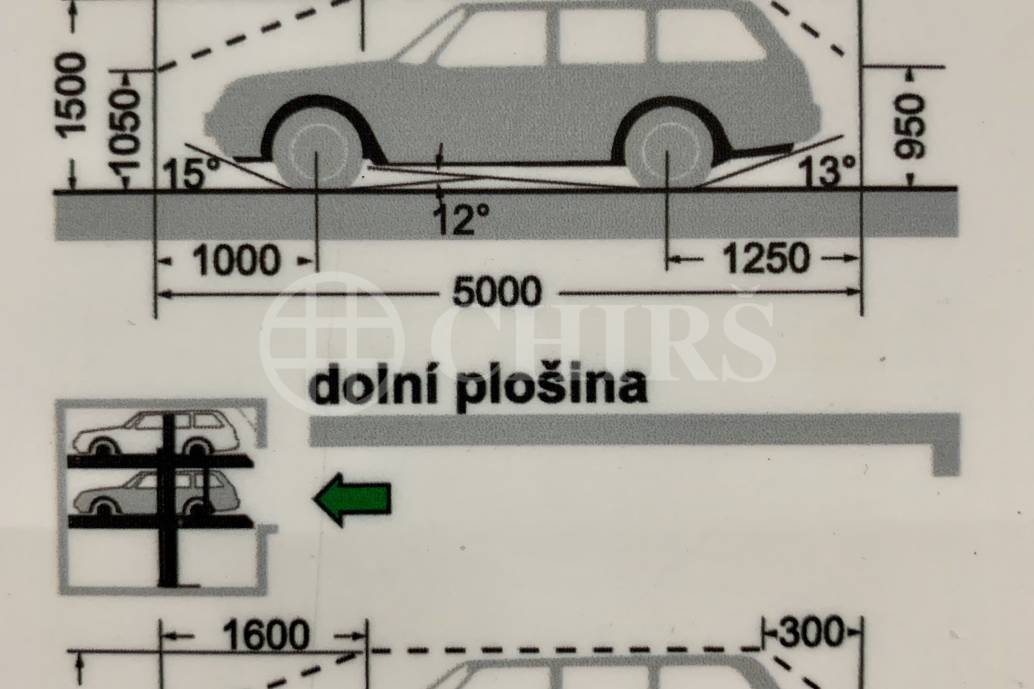 Pronájem garážového stání, OV, 13m2, ul. Nová kolonie 2604/8, Praha 5 - Stodůlky