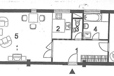 Prodej bytu 2+kk, OV, 65m2, ul. Wiedermannova 1405/2, Praha 5 - Hůrka