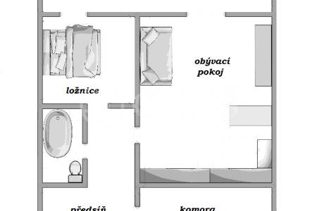 Prodej bytu 2+kk s terasou a garážovým stáním, OV, 59m2, ul. Raichlova 2659/2, Praha 5 - Stodůlky