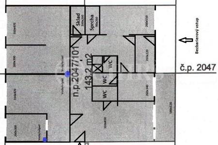 Pronájem komerčního prostoru, 150 m2, OV, ul. U Jezera 2047/2, Praha 5 - Stodůlky